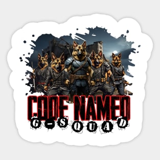 Code named G-squad Sticker